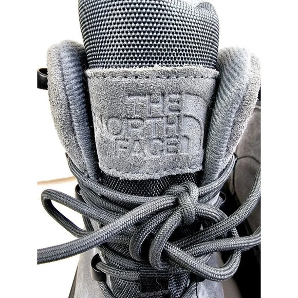 The North Face size 14 Men's Chilkat IV Waterproof Boots Heat Seeker Gray Suede - Picture 8 of 16